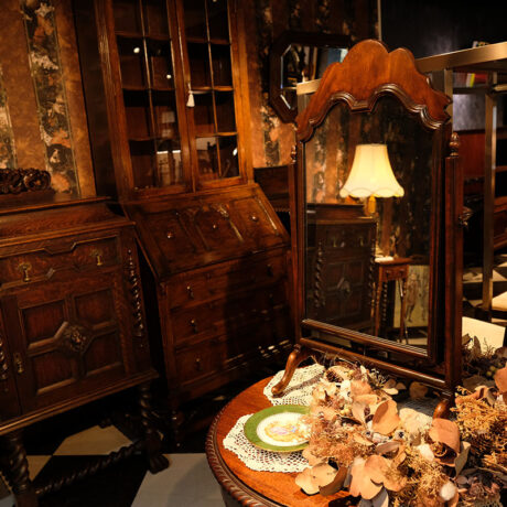 アンティーク帝政様式結束装飾蓋物 アンティーク帝政様式結束装飾蓋物